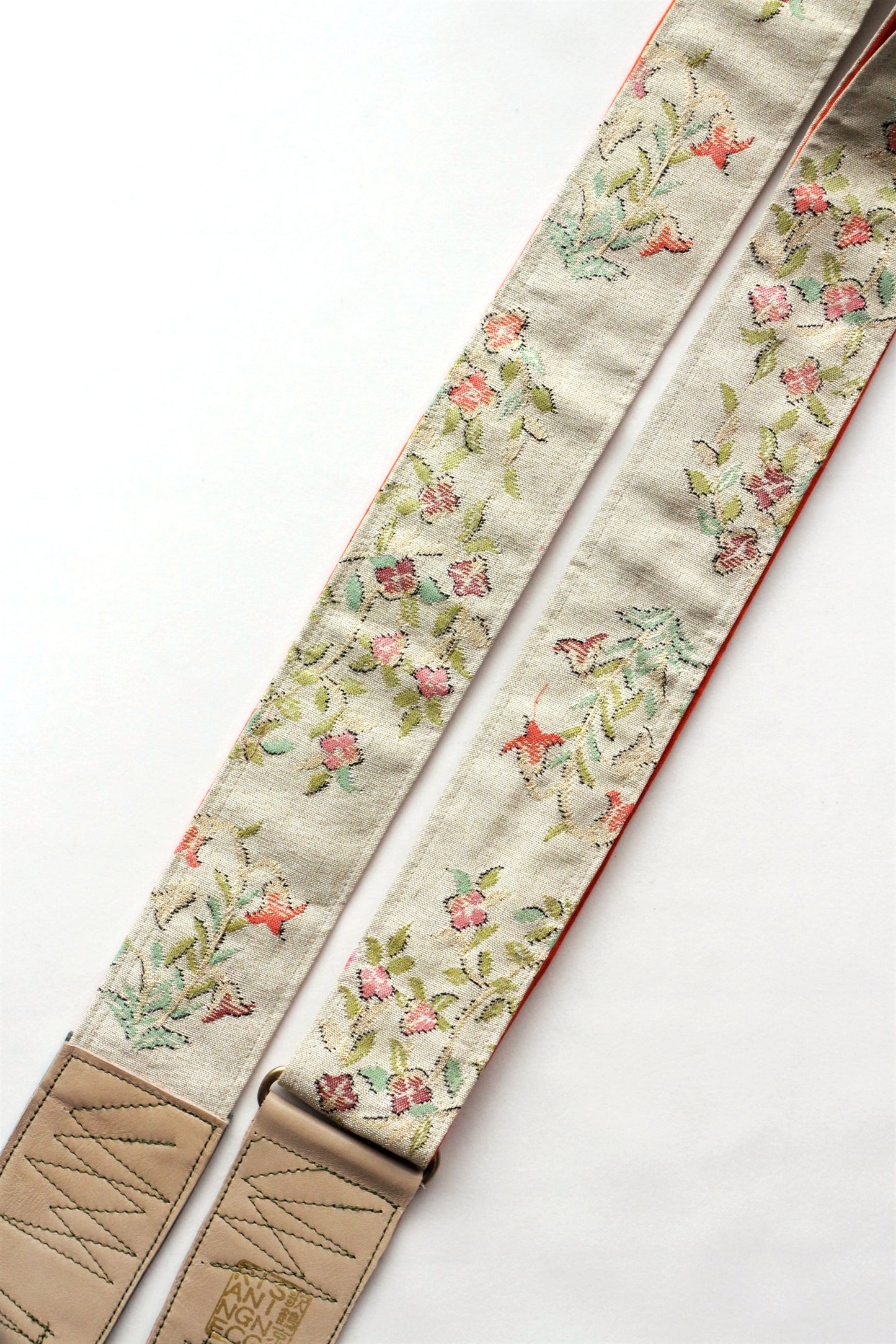 Singing Crane - Beautiful guitar strap - Mokuran-or (SC103217) =SALE= 