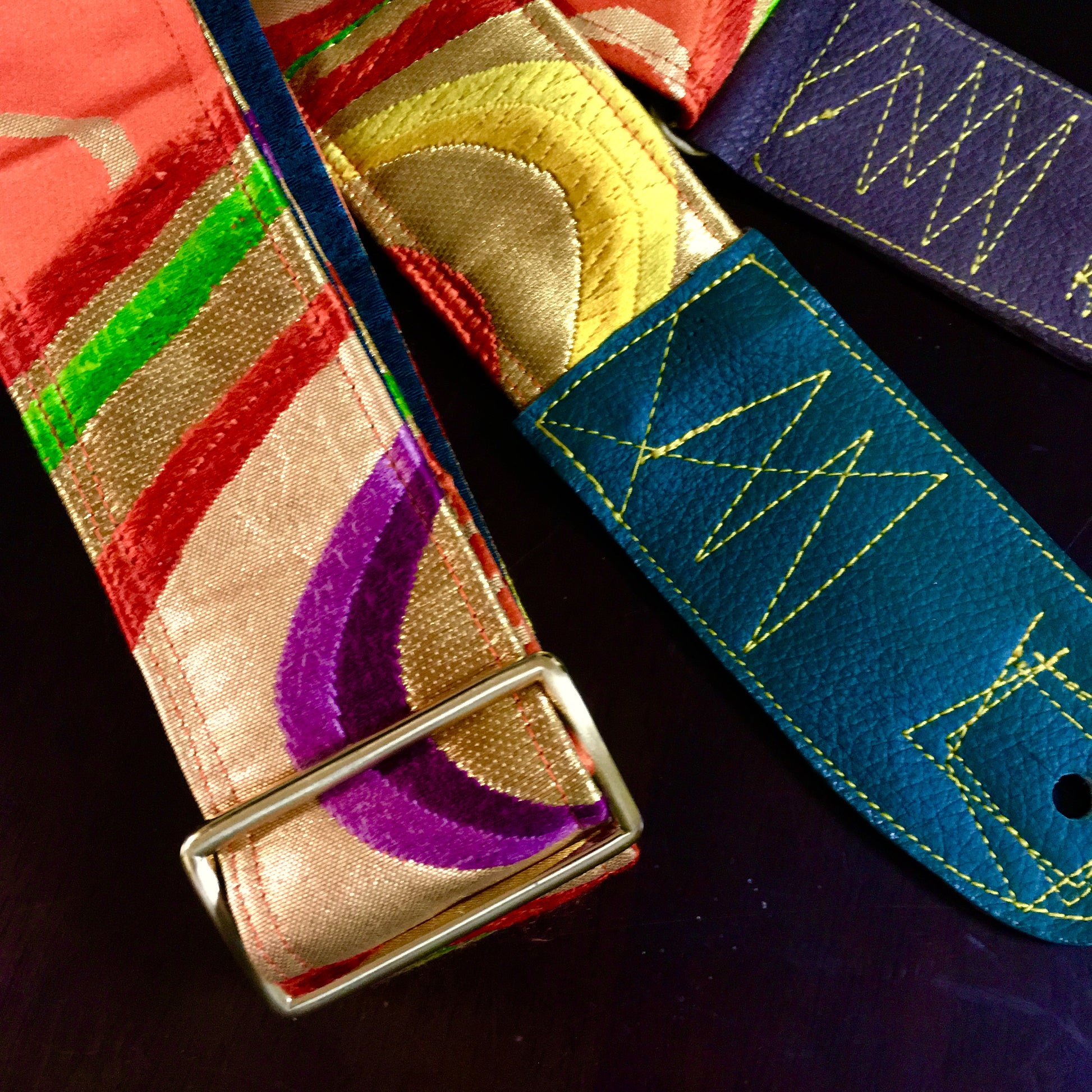 Singing Crane - Beautiful guitar strap - Kigiku-gr (SC110317) =SALE= 