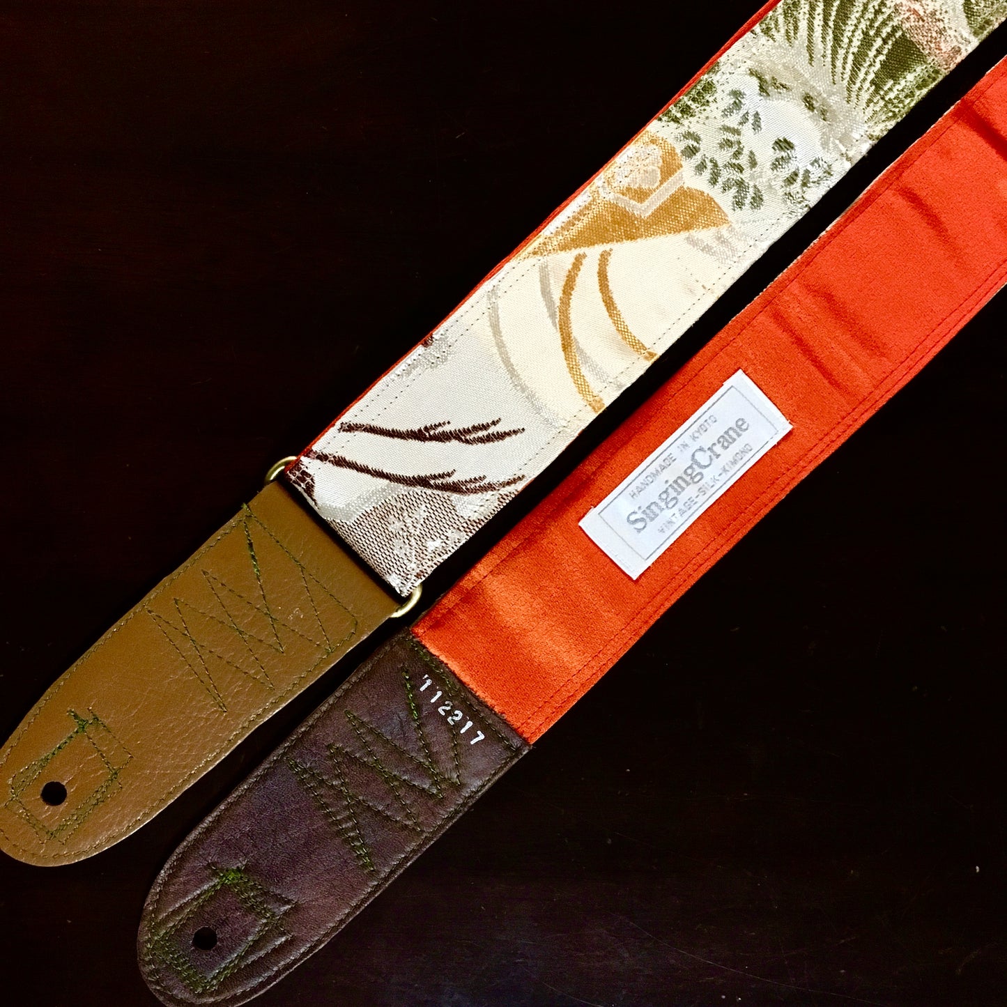 Singing Crane - Beautiful guitar strap - Shitan-or (SC112217) 