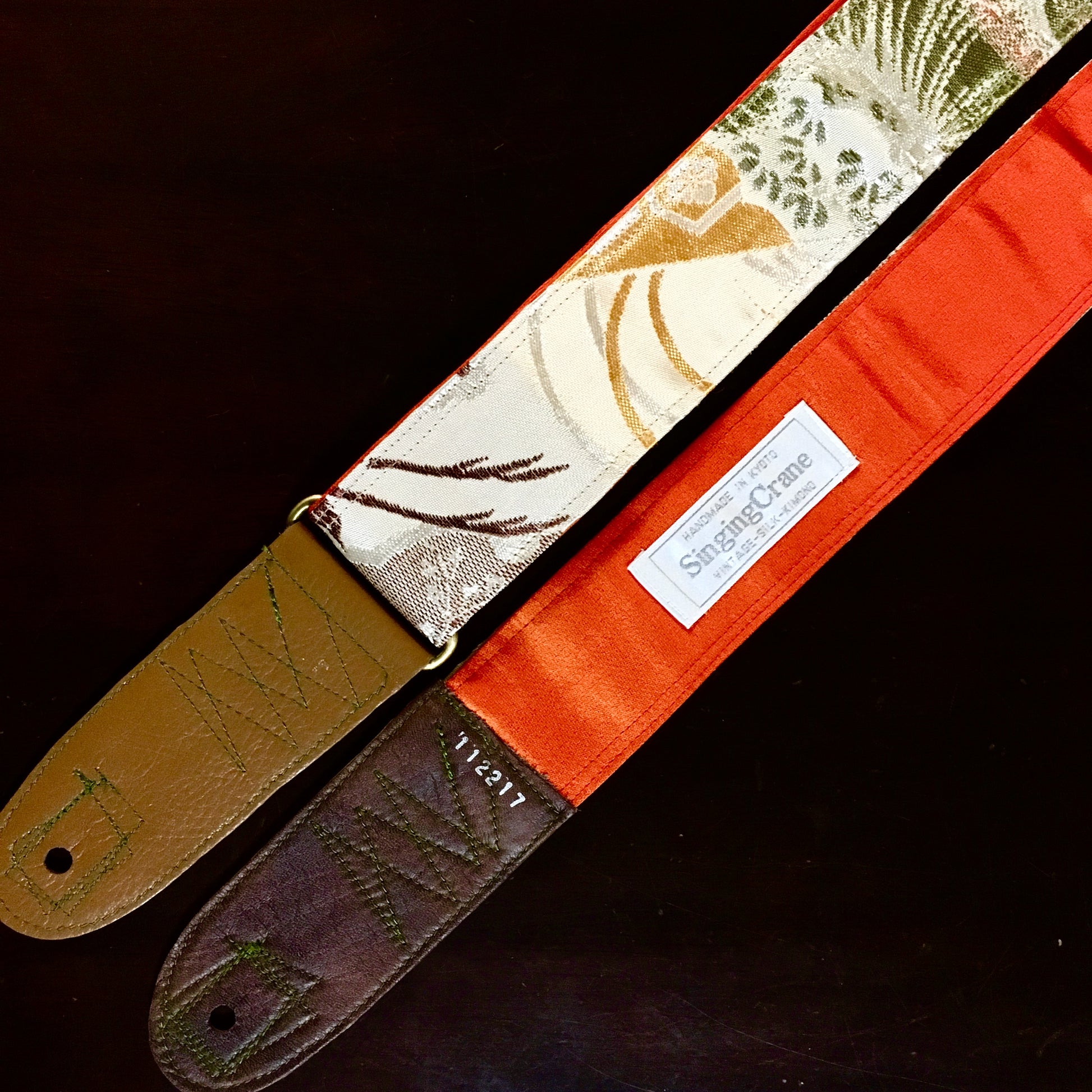 Singing Crane - Beautiful guitar strap - Shitan-or (SC112217) 
