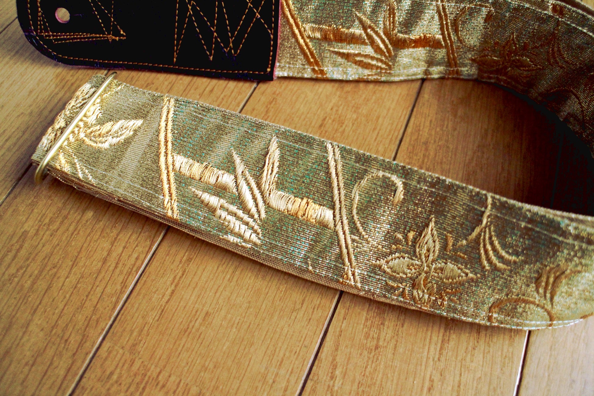 Singing Crane - Beautiful guitar strap - Kanaria-gl (SC18041) 