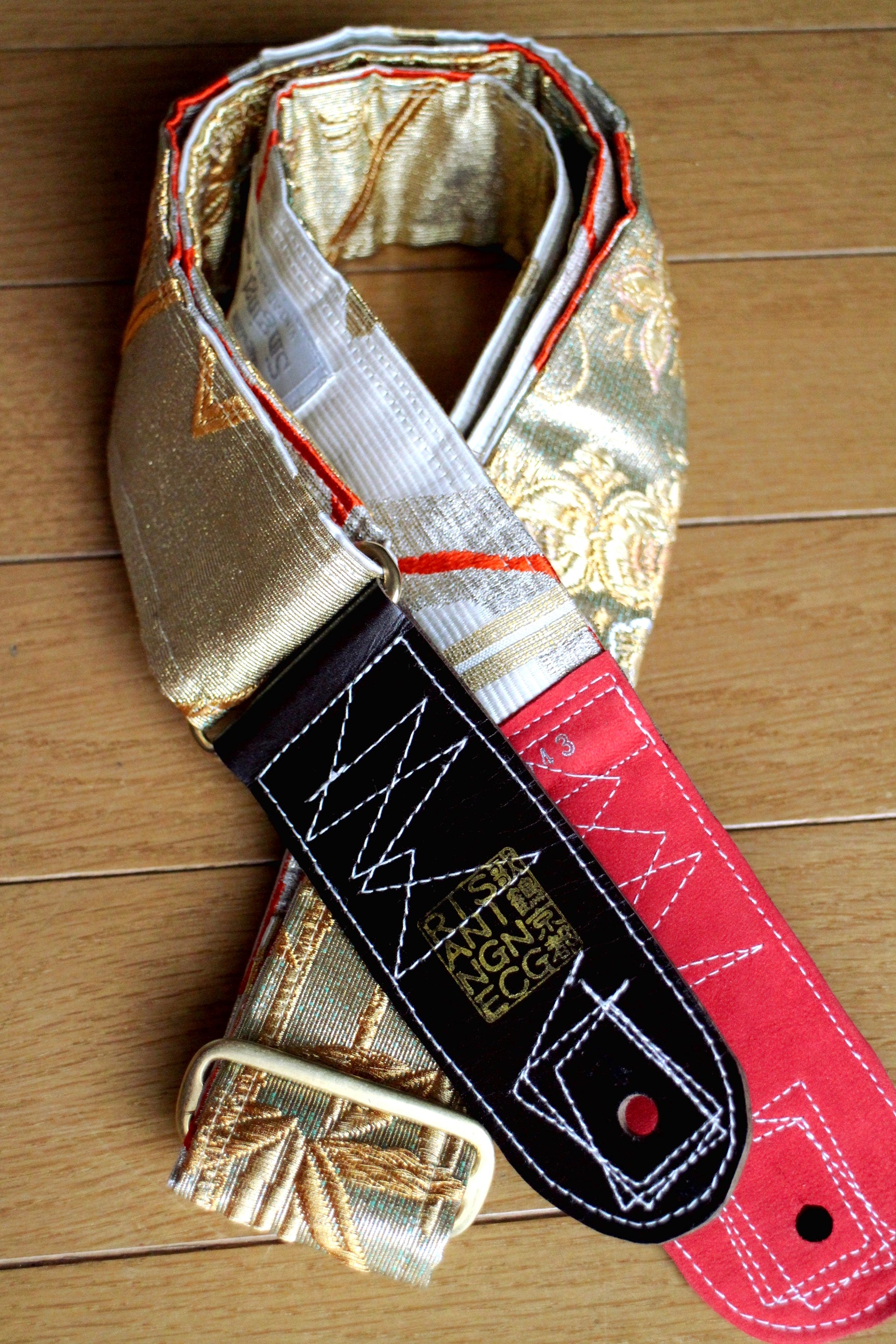 Singing Crane - Beautiful guitar strap - Kanaria-wh (SC18043) 
