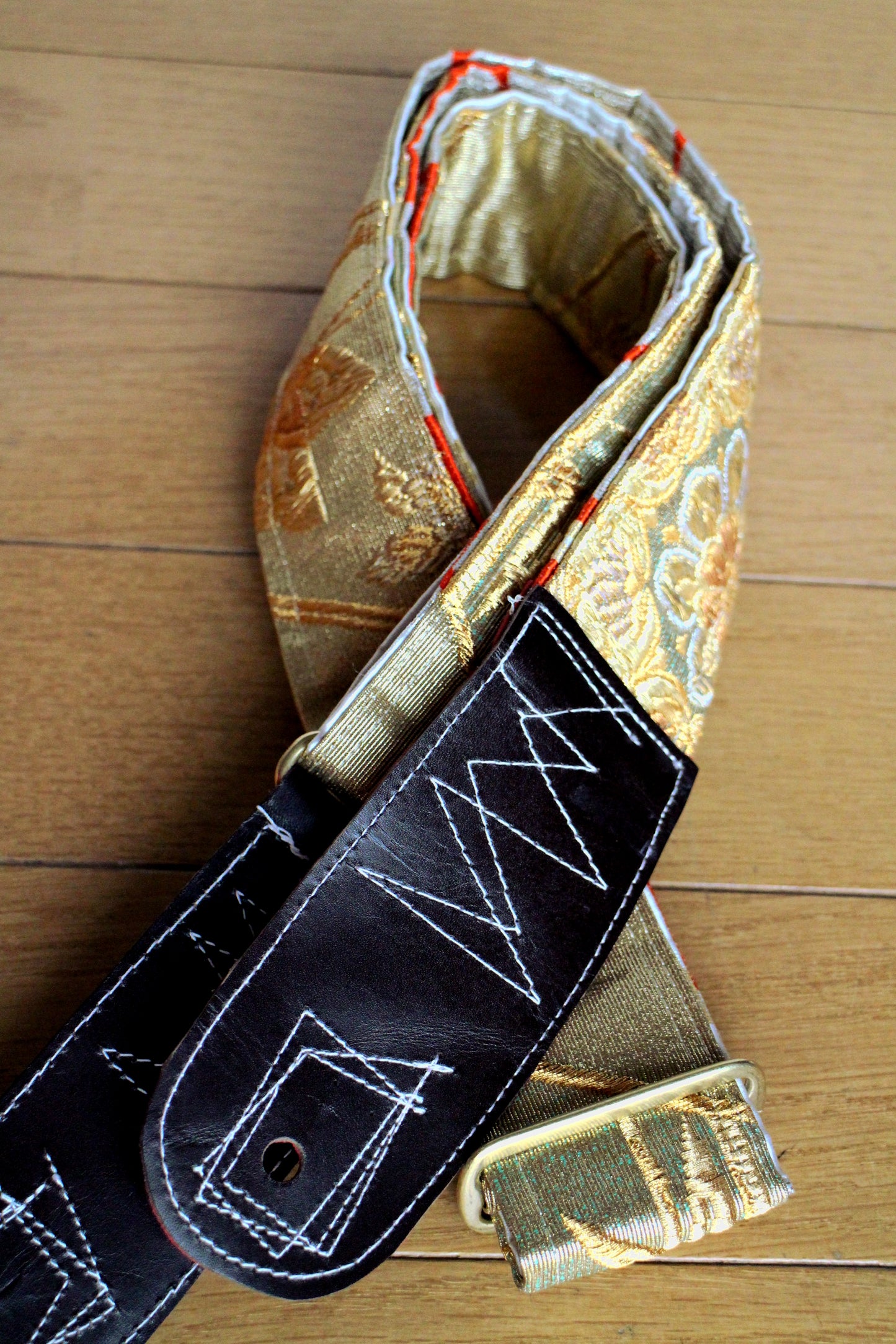 Singing Crane - Beautiful guitar strap - Kanaria-wh (SC18043) 