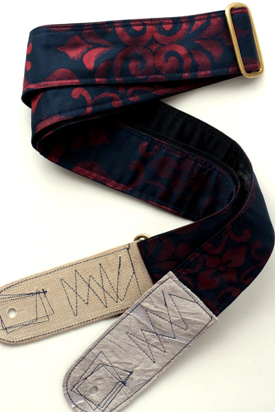 Singing Crane - Beautiful guitar strap - Kontetsu-bk (SC18052) 