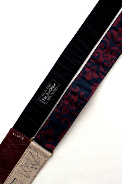 Singing Crane - Beautiful guitar strap - Kontetsu-bk (SC18052) 