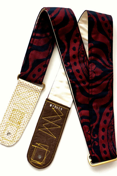 Singing Crane - Beautiful guitar strap - Kontetsu-cr (SC18053) 