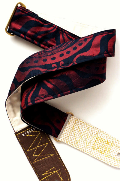 Singing Crane - Beautiful guitar strap - Kontetsu-cr (SC18053) 
