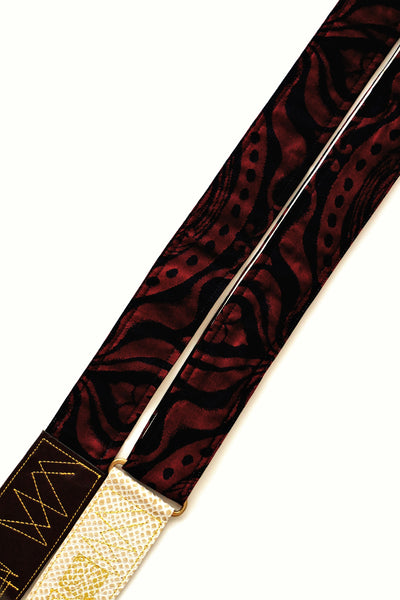 Singing Crane - Beautiful guitar strap - Kontetsu-cr (SC18053) 