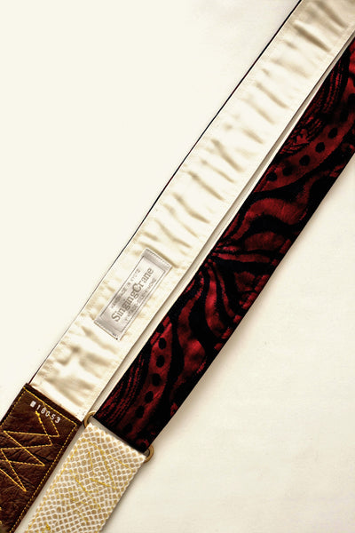Singing Crane - Beautiful guitar strap - Kontetsu-cr (SC18053) 