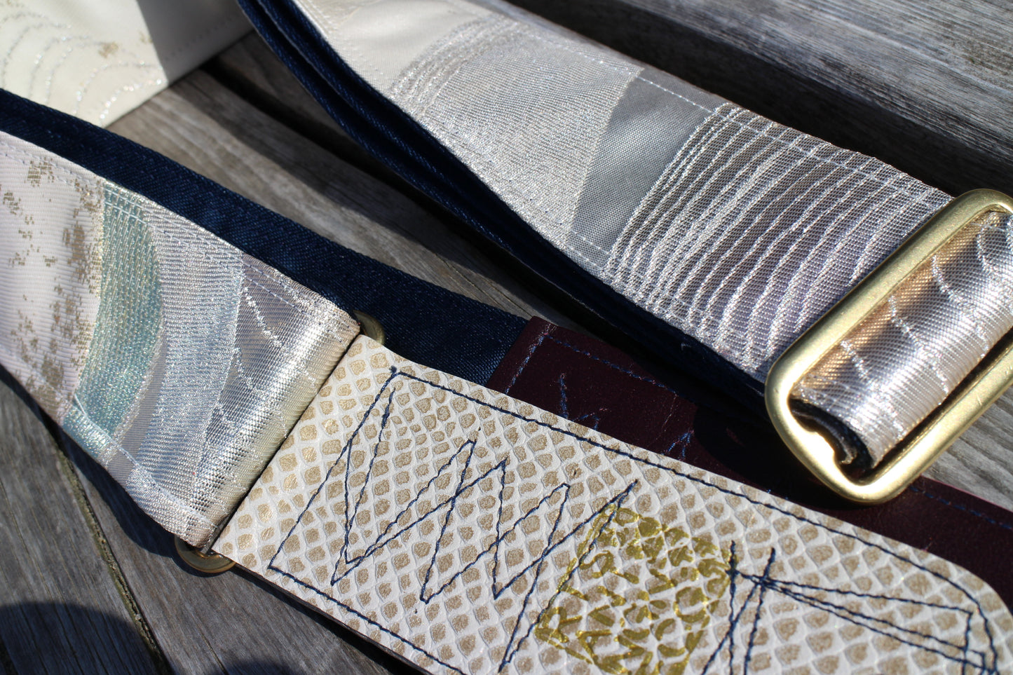 Singing Crane - Beautiful guitar strap - Haiume-bl (SC18062) 