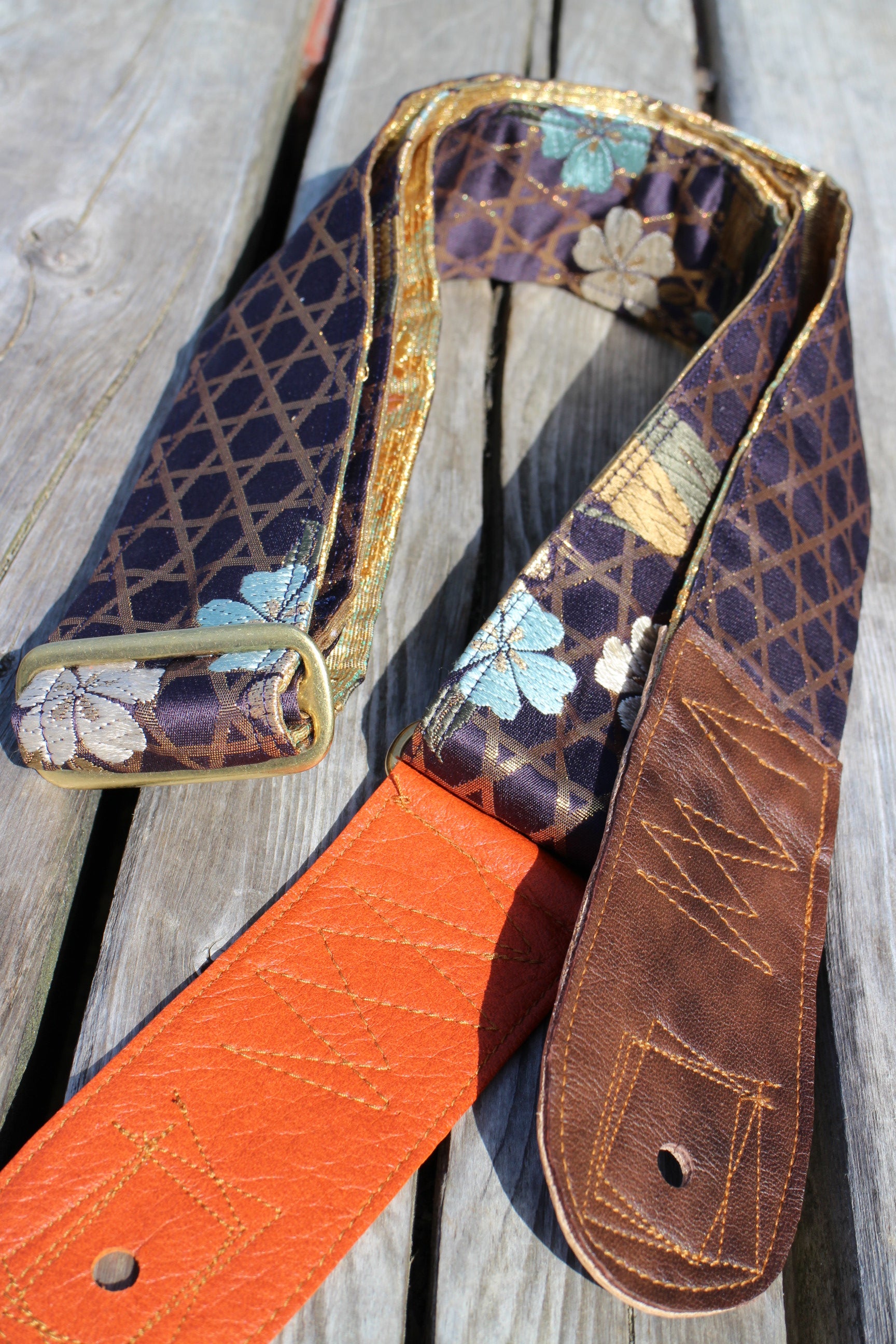 Singing Crane - Beautiful guitar strap - Shikon-gl (SC18091) 