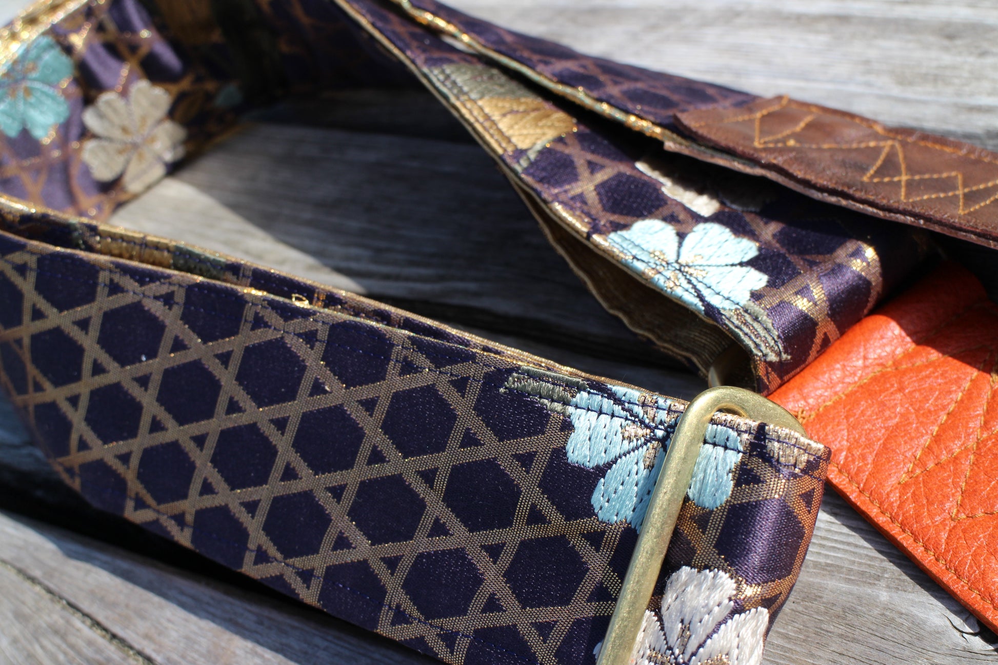 Singing Crane - Beautiful guitar strap - Shikon-gl (SC18091) 