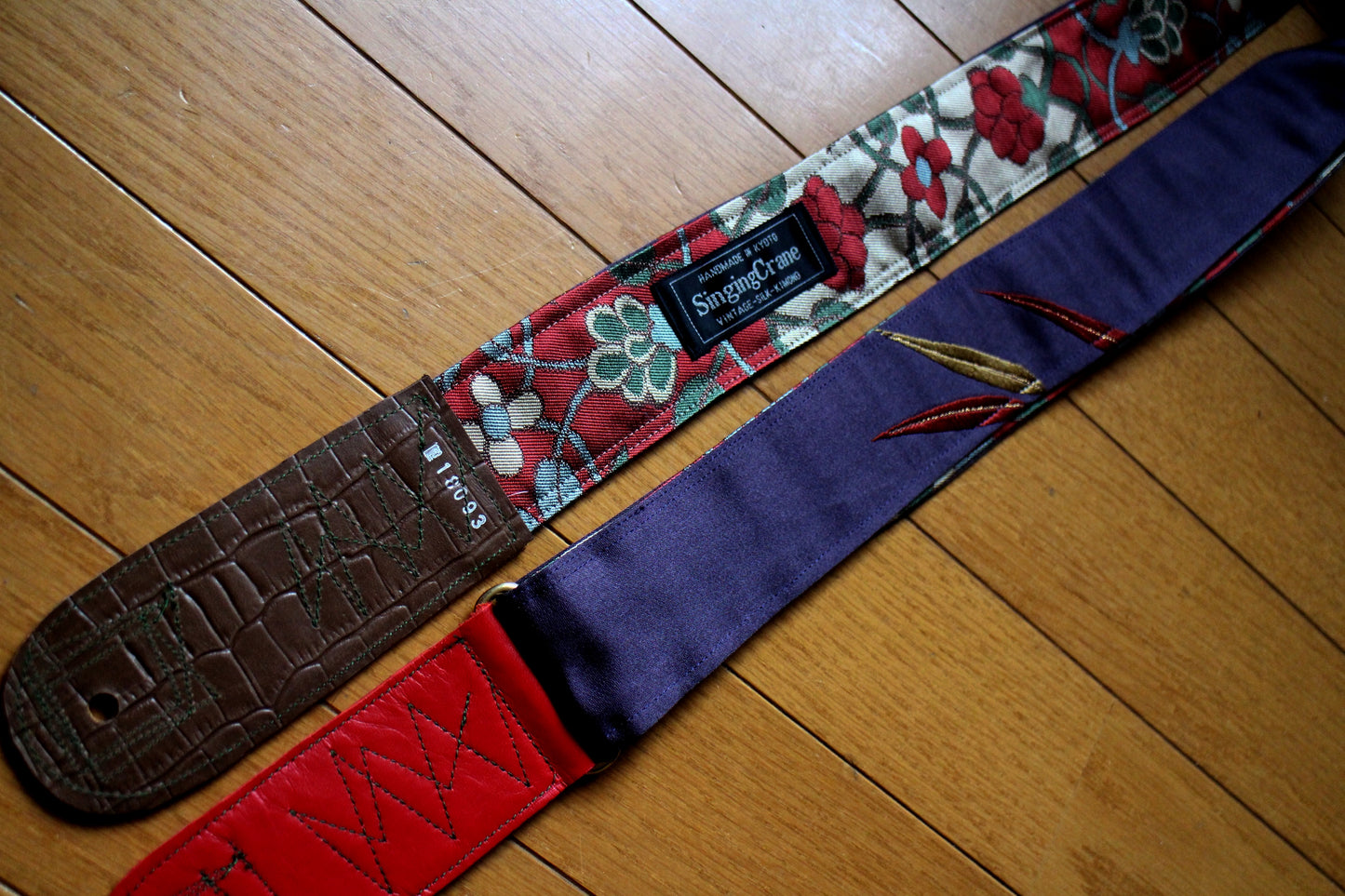 Singing Crane - Beautiful guitar strap - Shikon-rd (SC18093) 