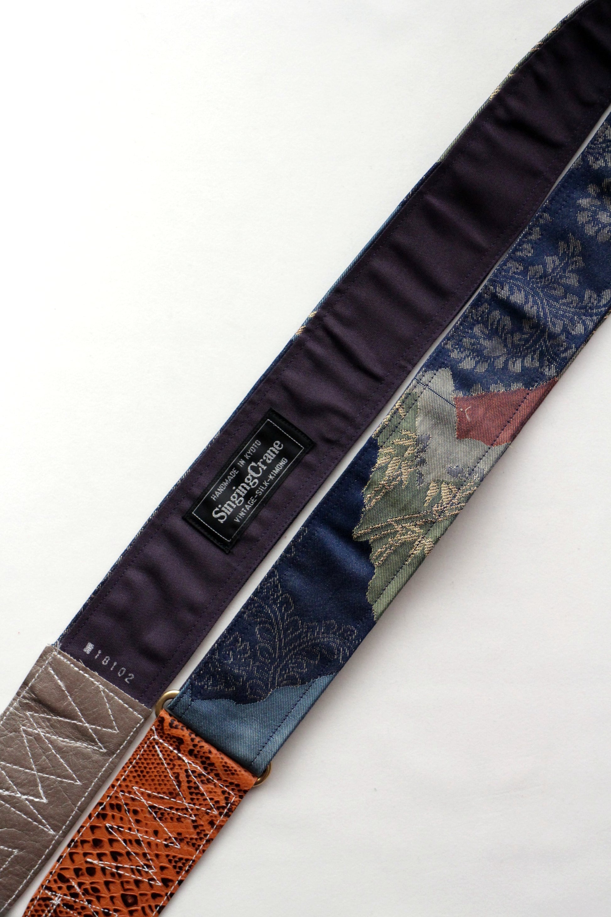 Singing Crane - Beautiful guitar strap - Rurikon-pu (SC18102) 