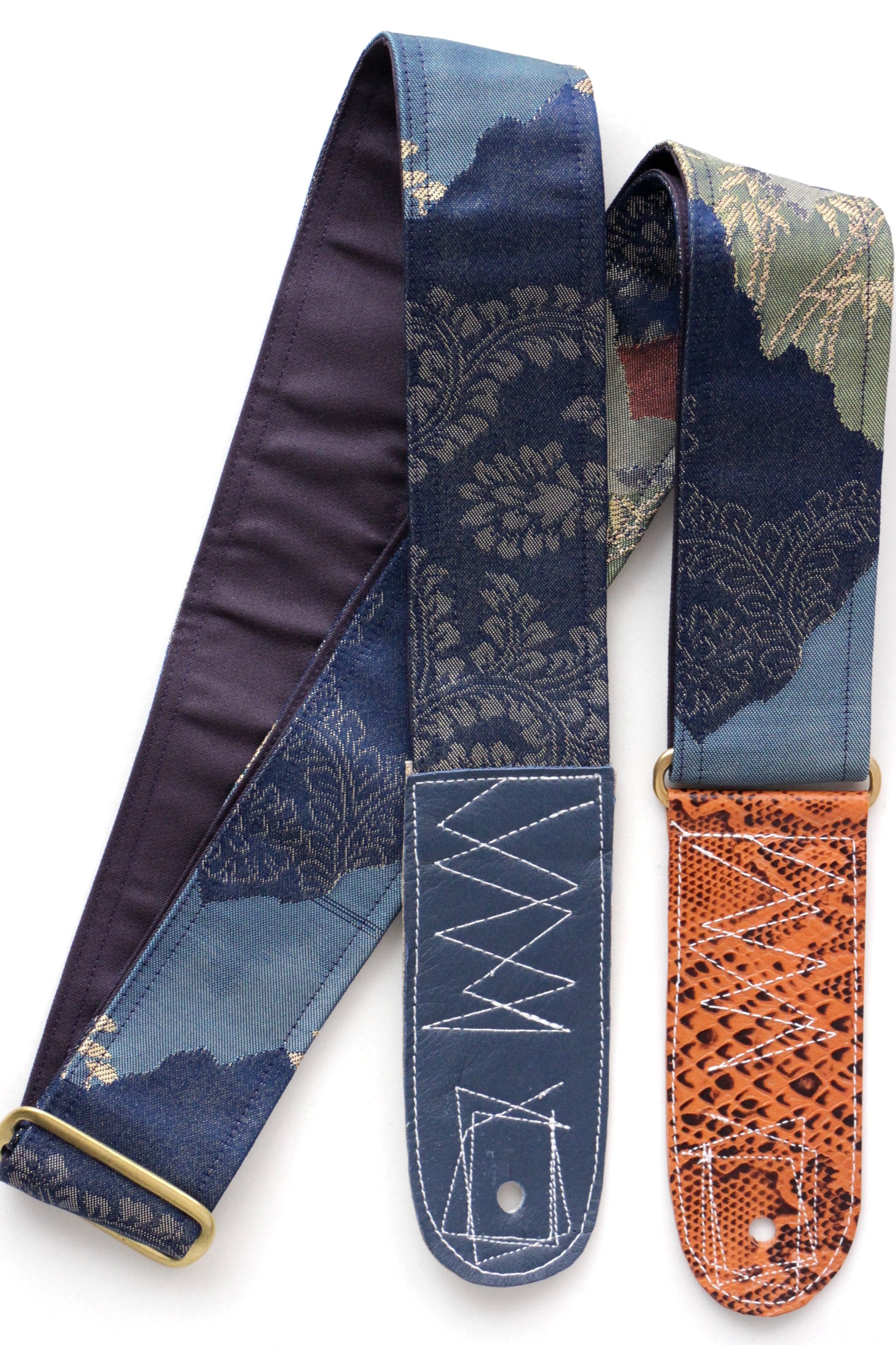 Singing Crane - Beautiful guitar strap - Rurikon-pu (SC18102) 