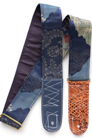 Singing Crane - Beautiful guitar strap - Rurikon-pu (SC18102) 