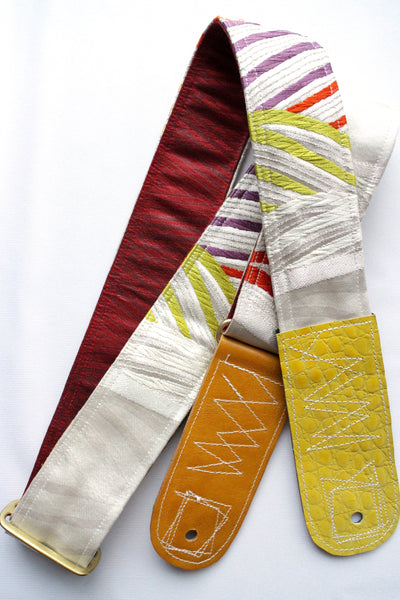 Singing Crane - Beautiful guitar strap - Kaihaku-rd (SC18111) 
