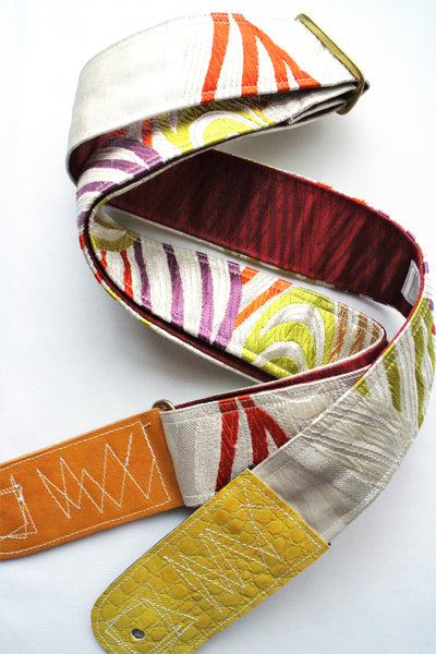 Singing Crane - Beautiful guitar strap - Kaihaku-rd (SC18111) 