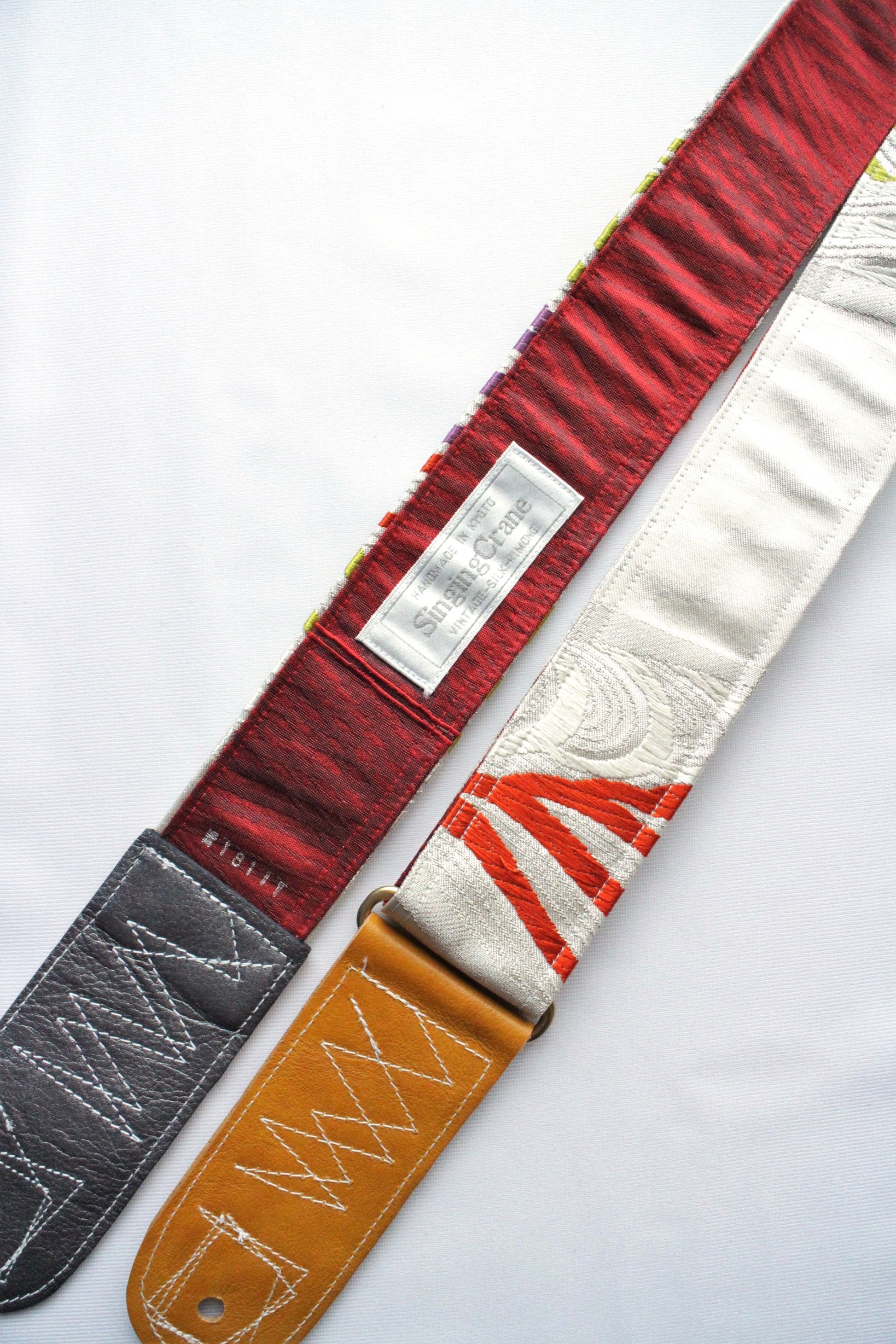 Singing Crane - Beautiful guitar strap - Kaihaku-rd (SC18111) 