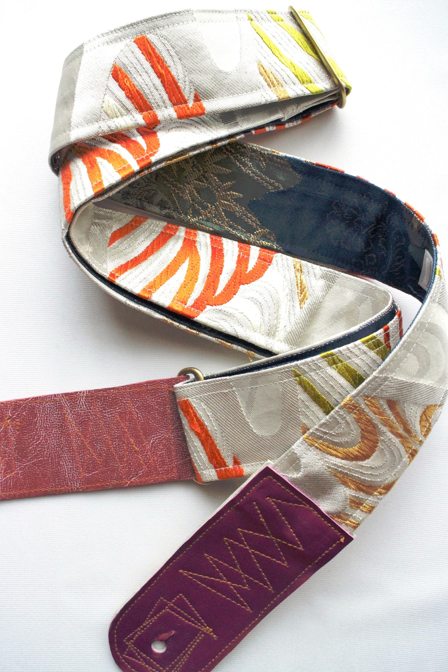 Singing Crane - Beautiful guitar strap - Kaihaku-bl (SC18112) 