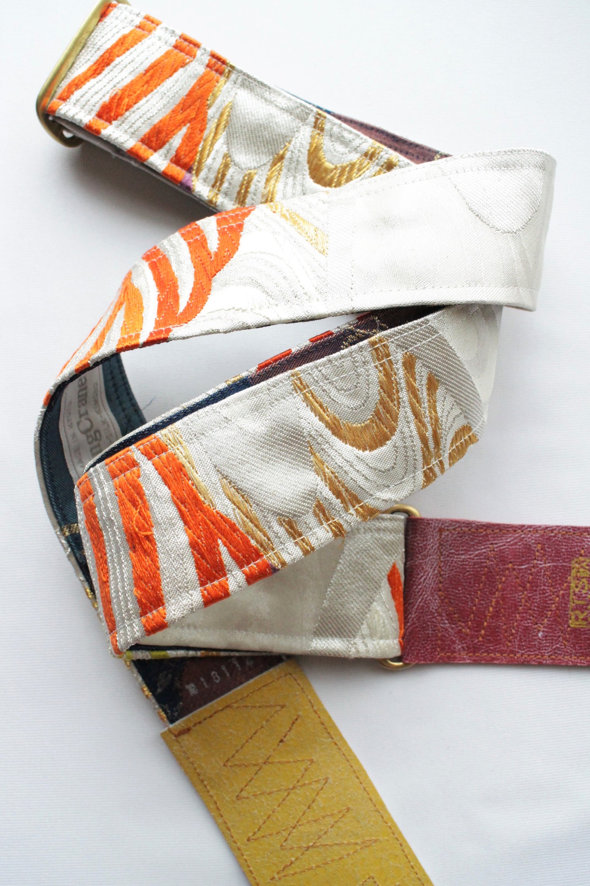 Singing Crane - Beautiful guitar strap - Kaihaku-bl (SC18112) 