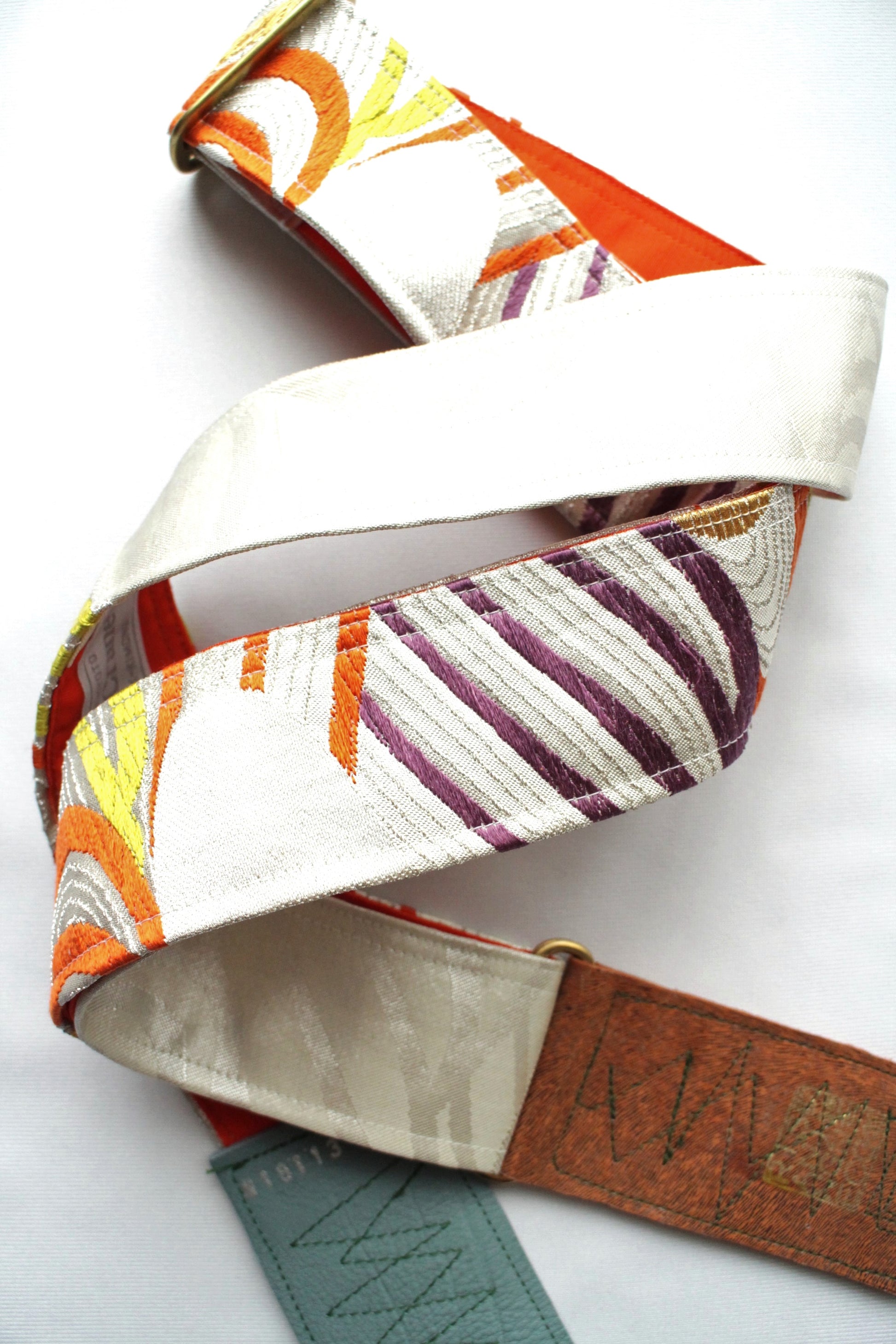 Singing Crane - Beautiful guitar strap - Kaihaku-or (SC18113) 