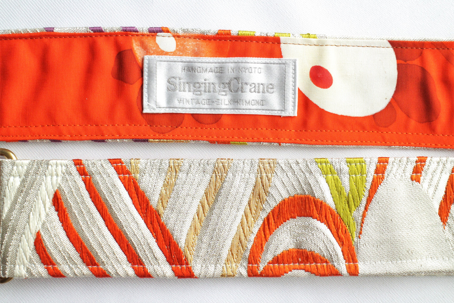Singing Crane - Beautiful guitar strap - Kaihaku-or (SC18113) 