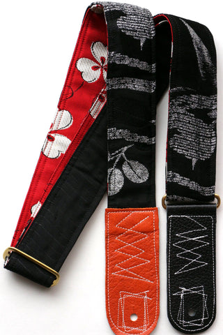 Singing Crane - Beautiful guitar strap - Rouiro-rd (SC18122) 