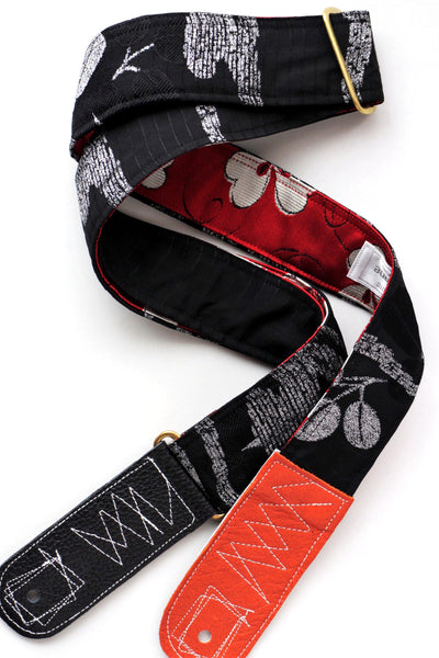 Singing Crane - Beautiful guitar strap - Rouiro-rd (SC18122) 