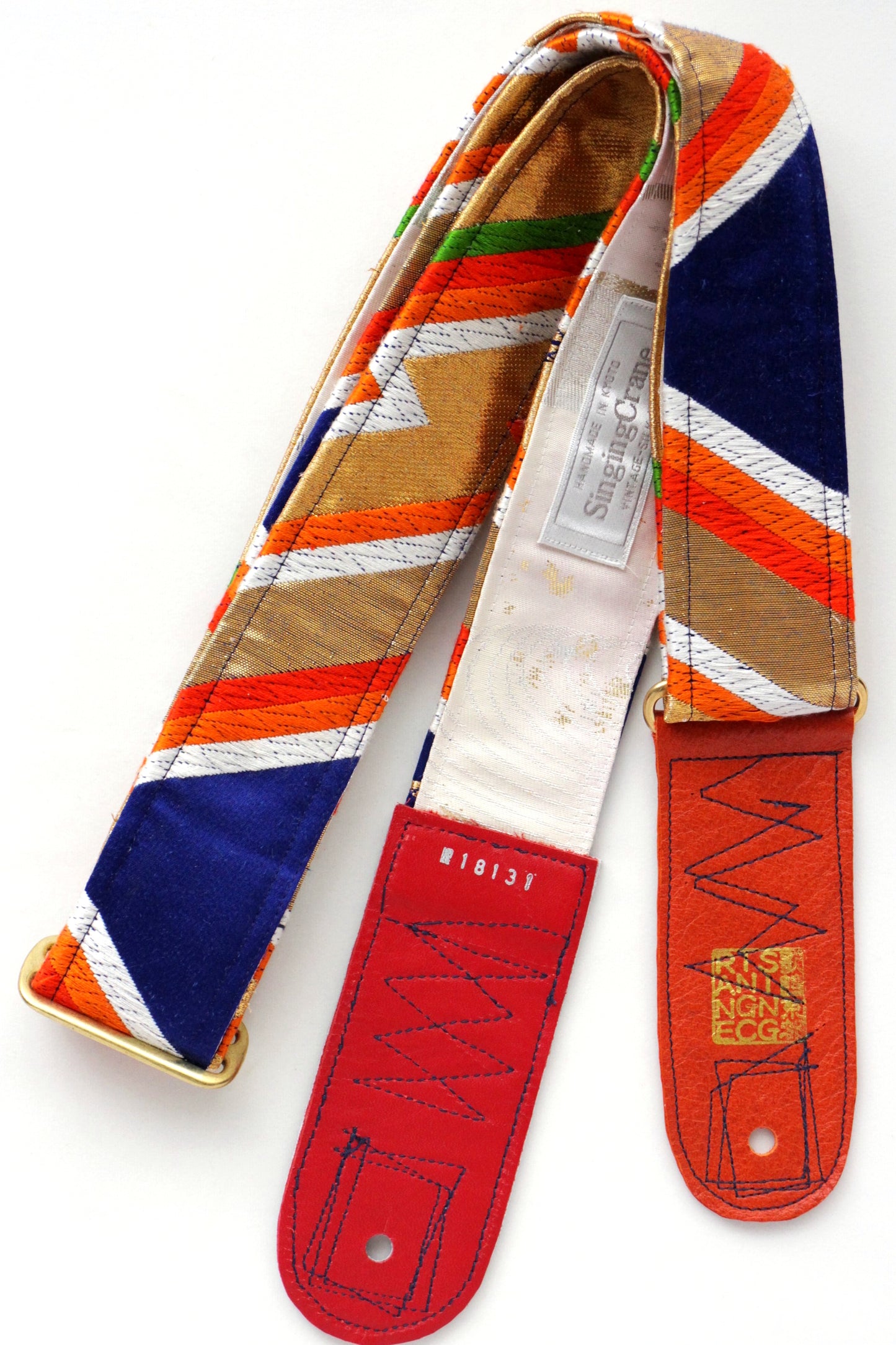 Singing Crane - Beautiful guitar strap - Konjo-wh (SC18131) 