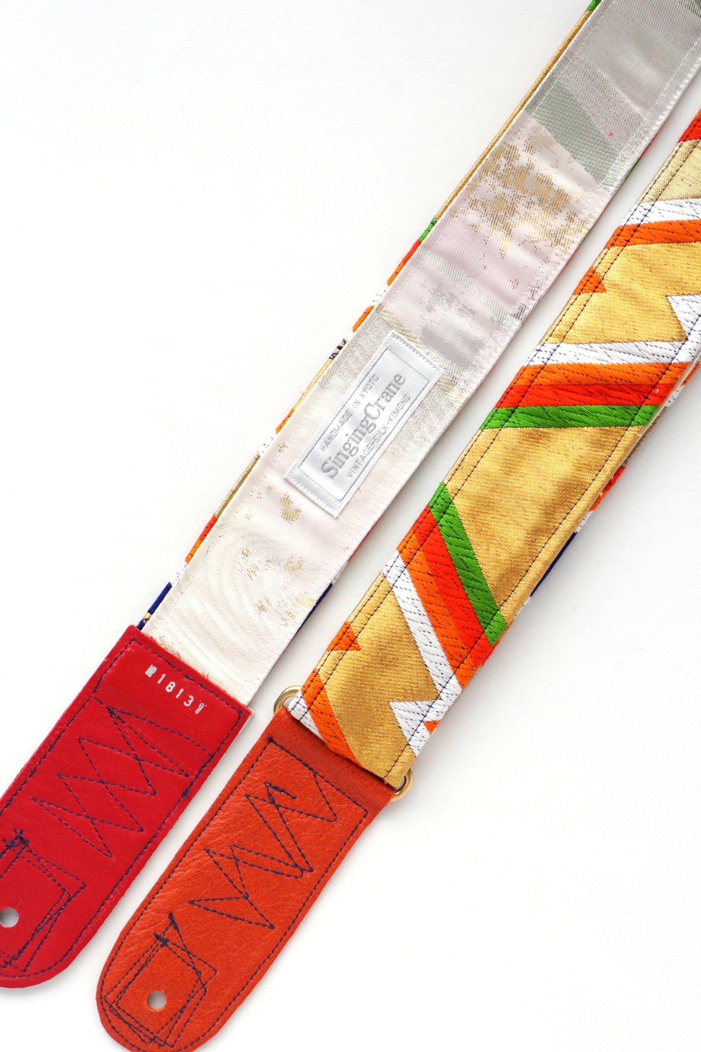 Singing Crane - Beautiful guitar strap - Konjo-wh (SC18131) 