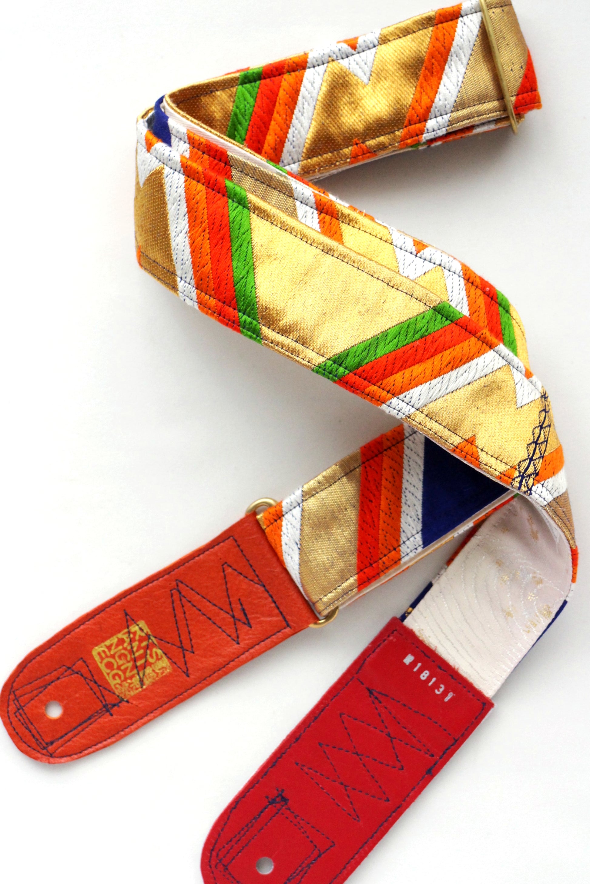 Singing Crane - Beautiful guitar strap - Konjo-wh (SC18131) 