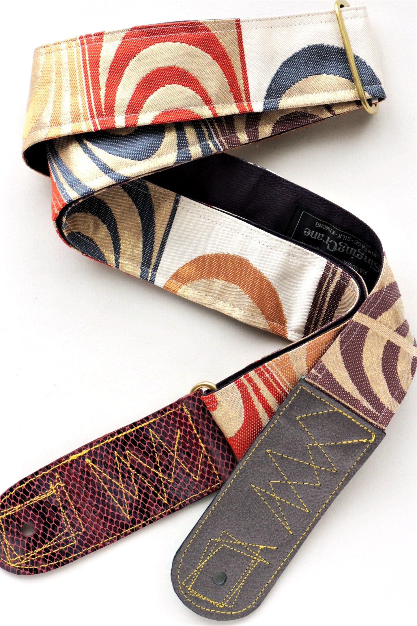 Singing Crane - Beautiful guitar strap - Shibukami-pl (SC18141) 