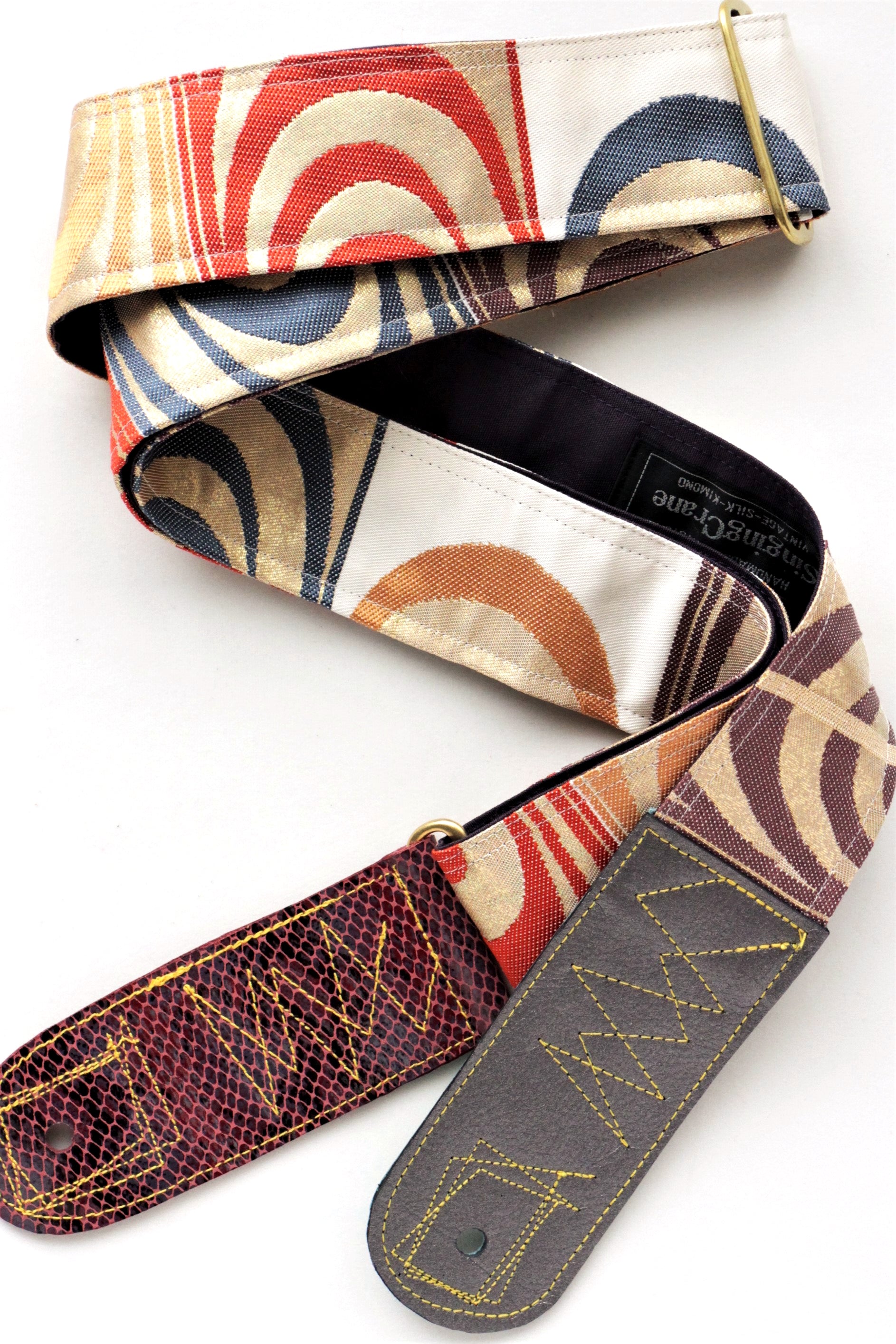 Singing Crane - Beautiful guitar strap - Shibukami-pl (SC18141) 