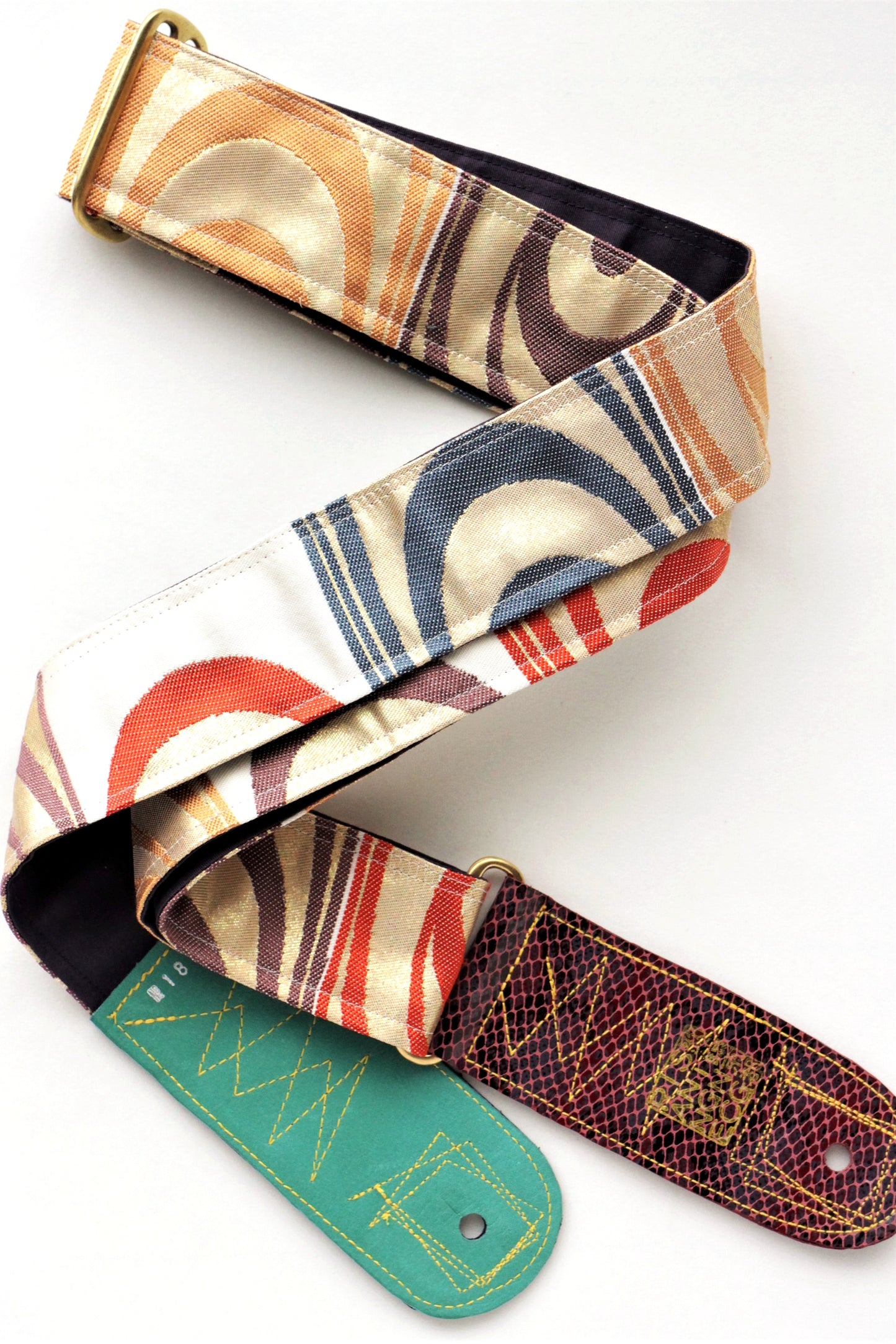 Singing Crane - Beautiful guitar strap - Shibukami-pl (SC18141) 