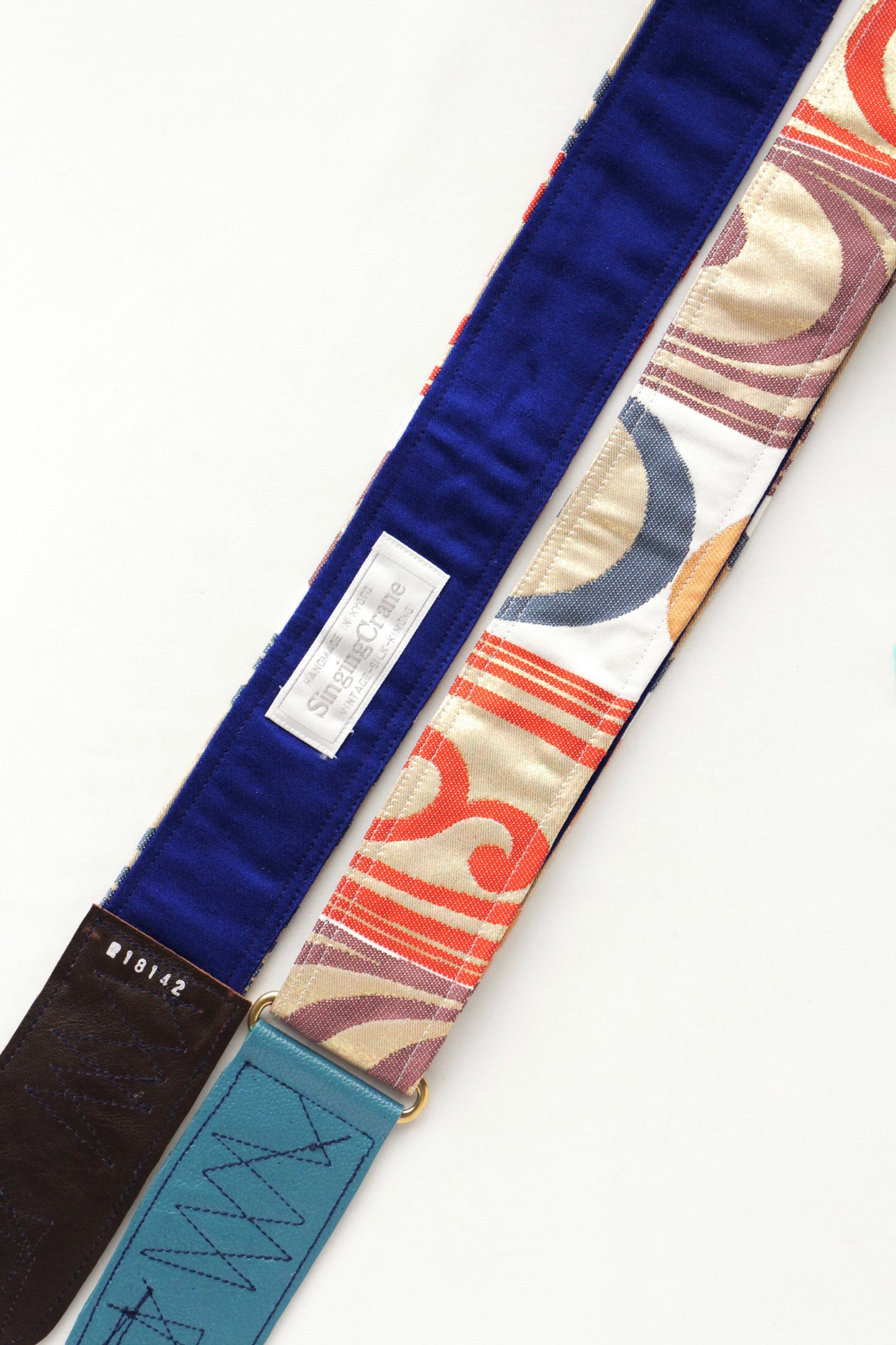 Singing Crane - Beautiful guitar strap - Shibukami-bl (SC18142) 