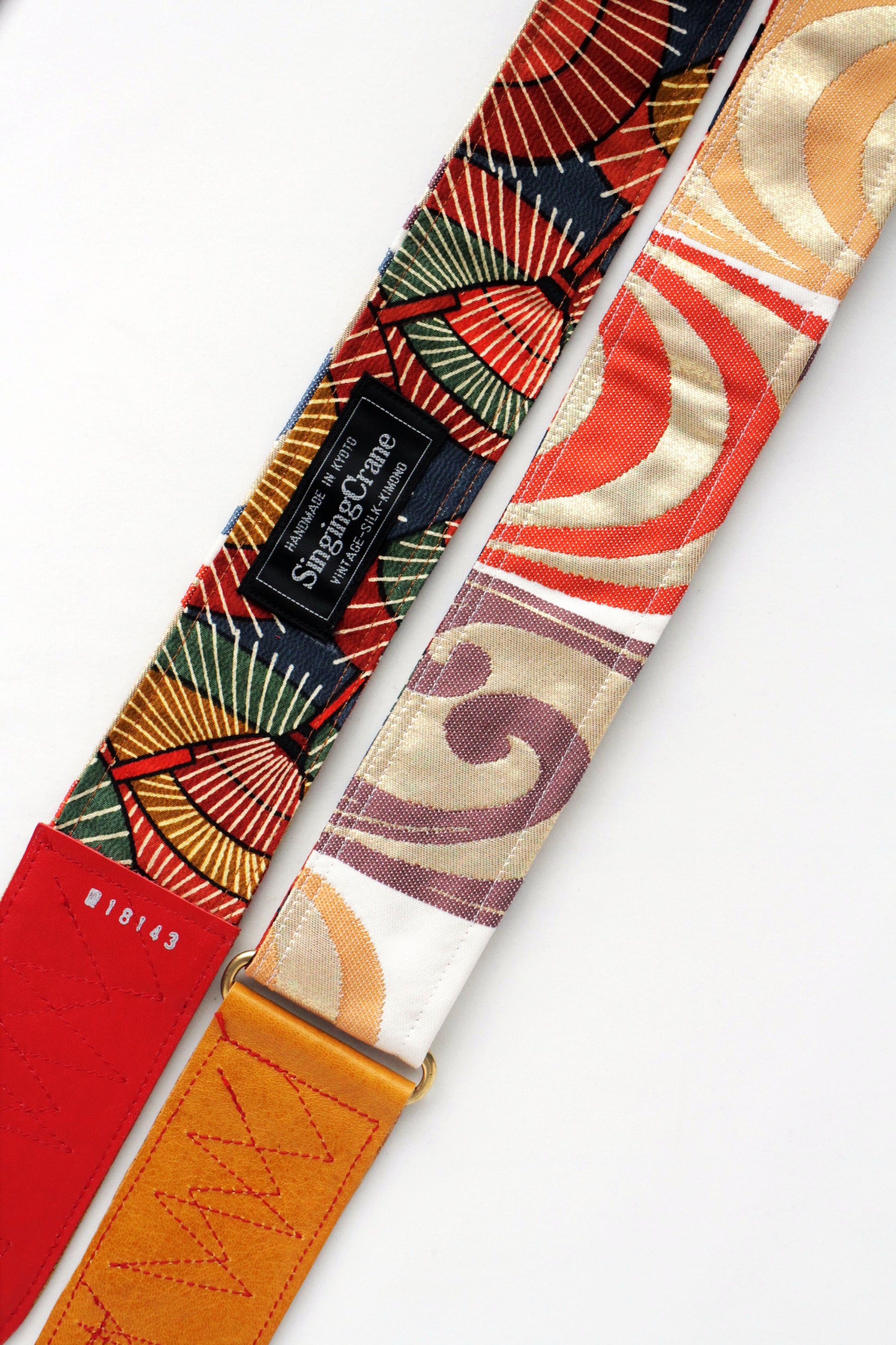 Singing Crane - Beautiful guitar strap - Shibukami-um (SC18143) 