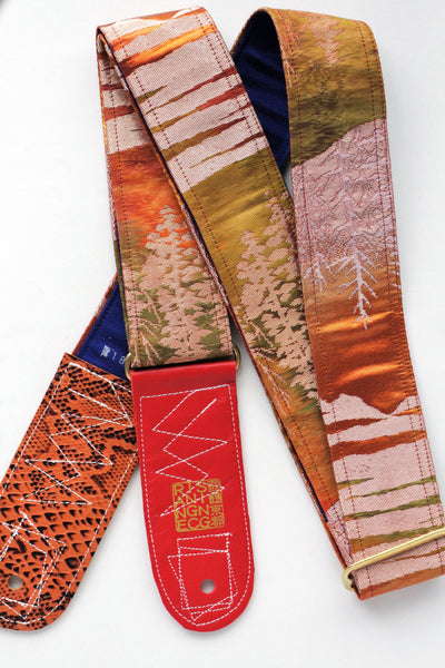 Singing Crane - Beautiful guitar strap - Kogare-bl (SC18151) 