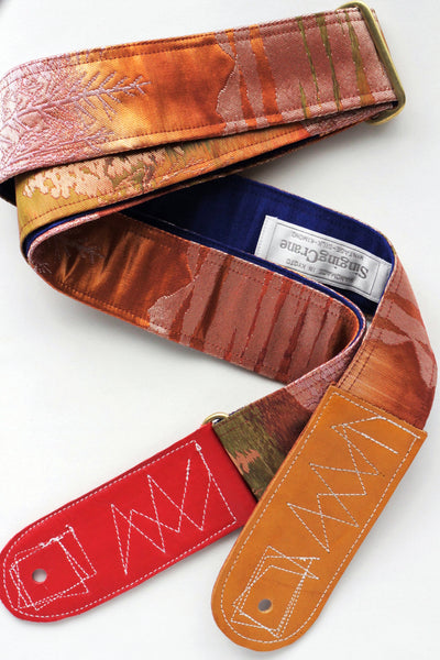 Singing Crane - Beautiful guitar strap - Kogare-bl (SC18151) 