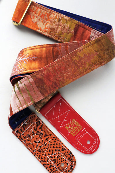 Singing Crane - Beautiful guitar strap - Kogare-bl (SC18151) 
