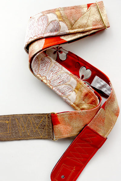 Singing Crane - Beautiful guitar strap - Kyouhi-rd (SC18163) 