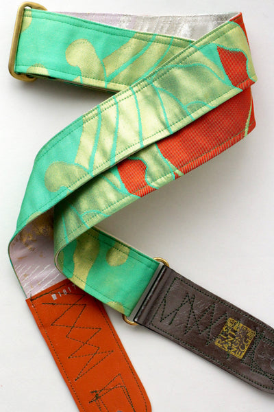 Singing Crane - Beautiful guitar strap - Hisui-pk (SC18171) 