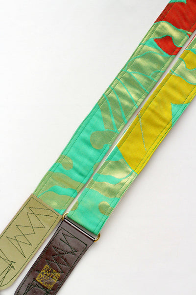 Singing Crane - Beautiful guitar strap - Hisui-pk (SC18171) 