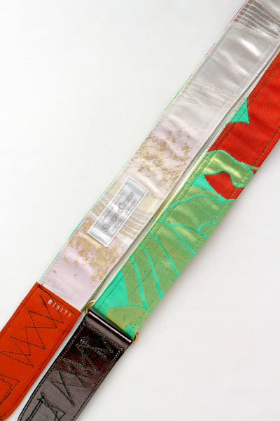 Singing Crane - Beautiful guitar strap - Hisui-pk (SC18171) 