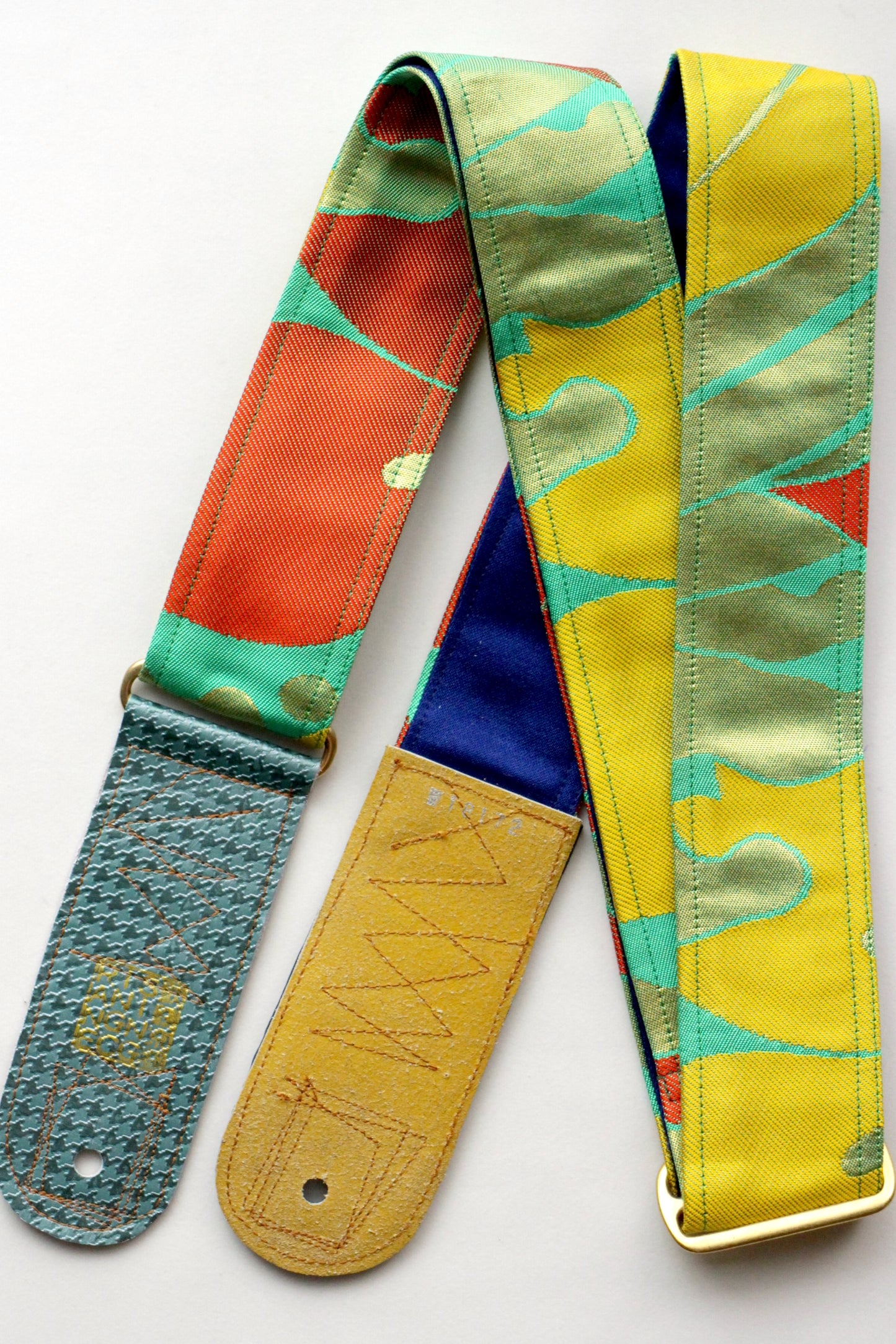 Singing Crane - Beautiful guitar strap - Hisui-bl (SC18172) 