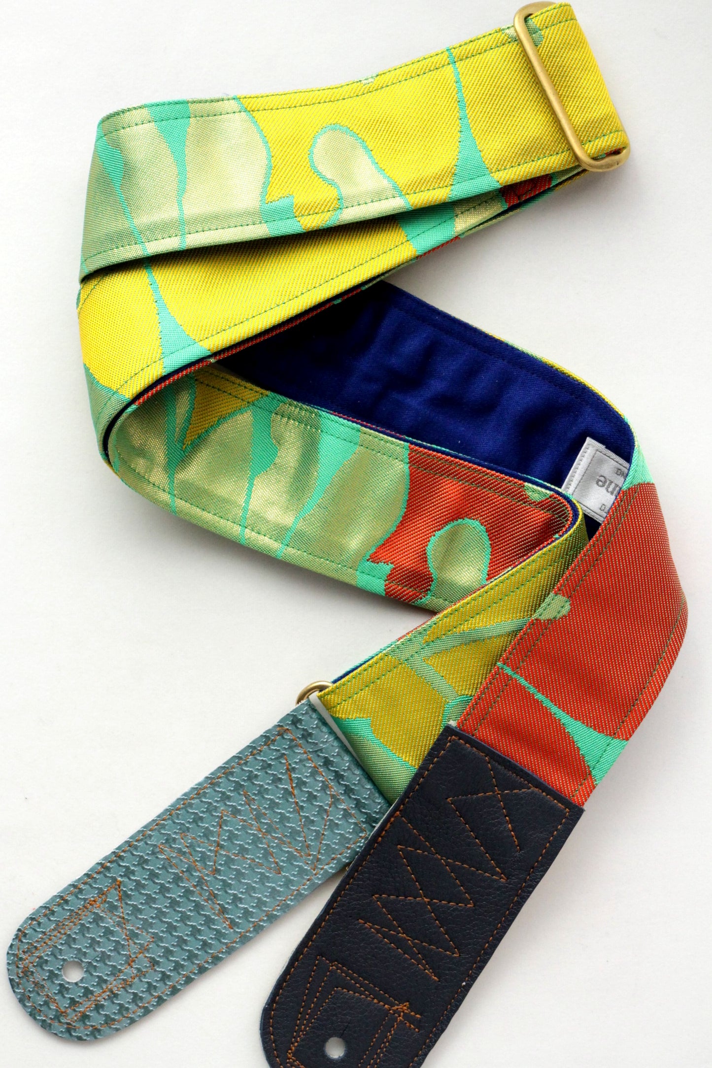 Singing Crane - Beautiful guitar strap - Hisui-bl (SC18172) 