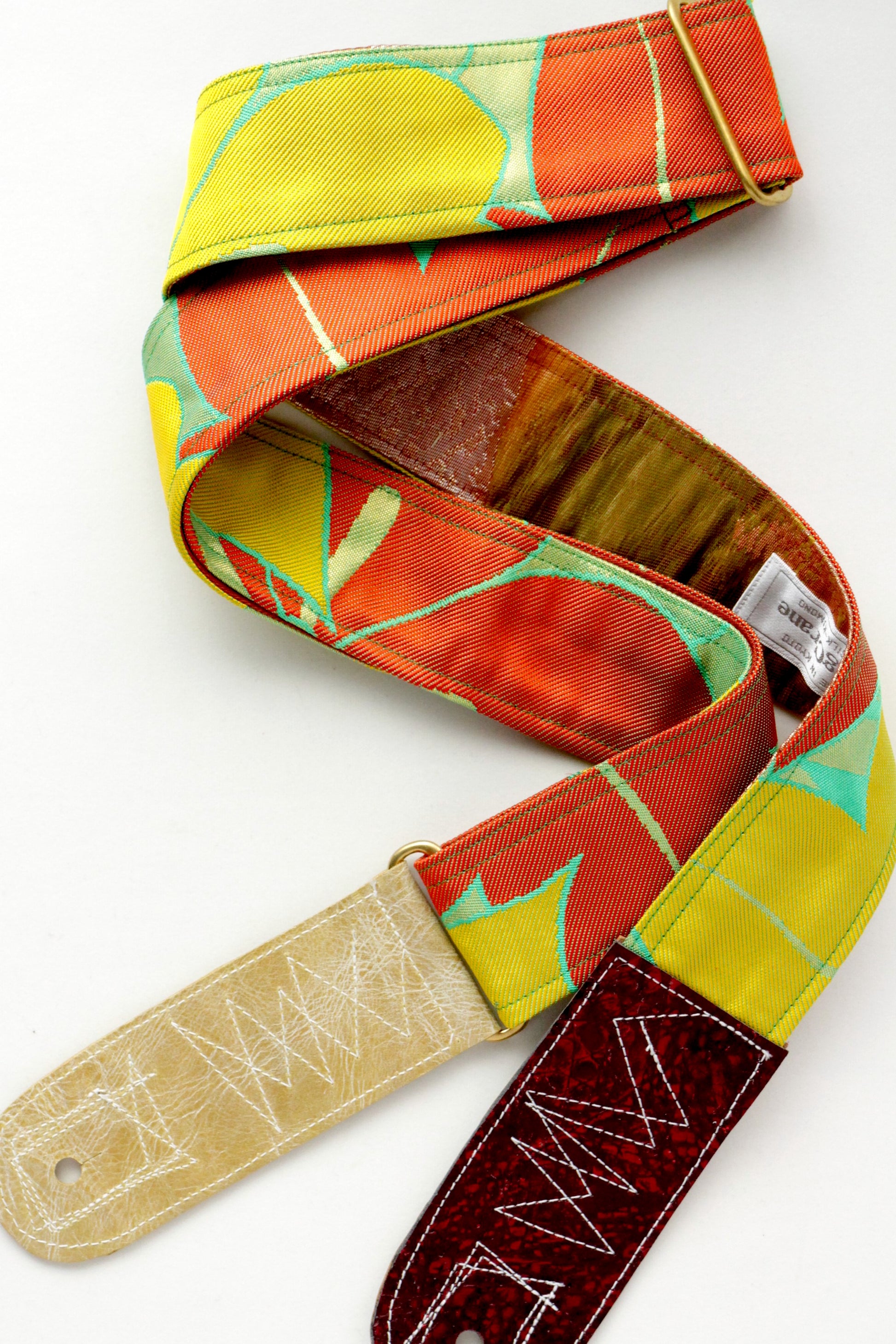 Singing Crane - Beautiful guitar strap - Hisui-mb (SC18173) 