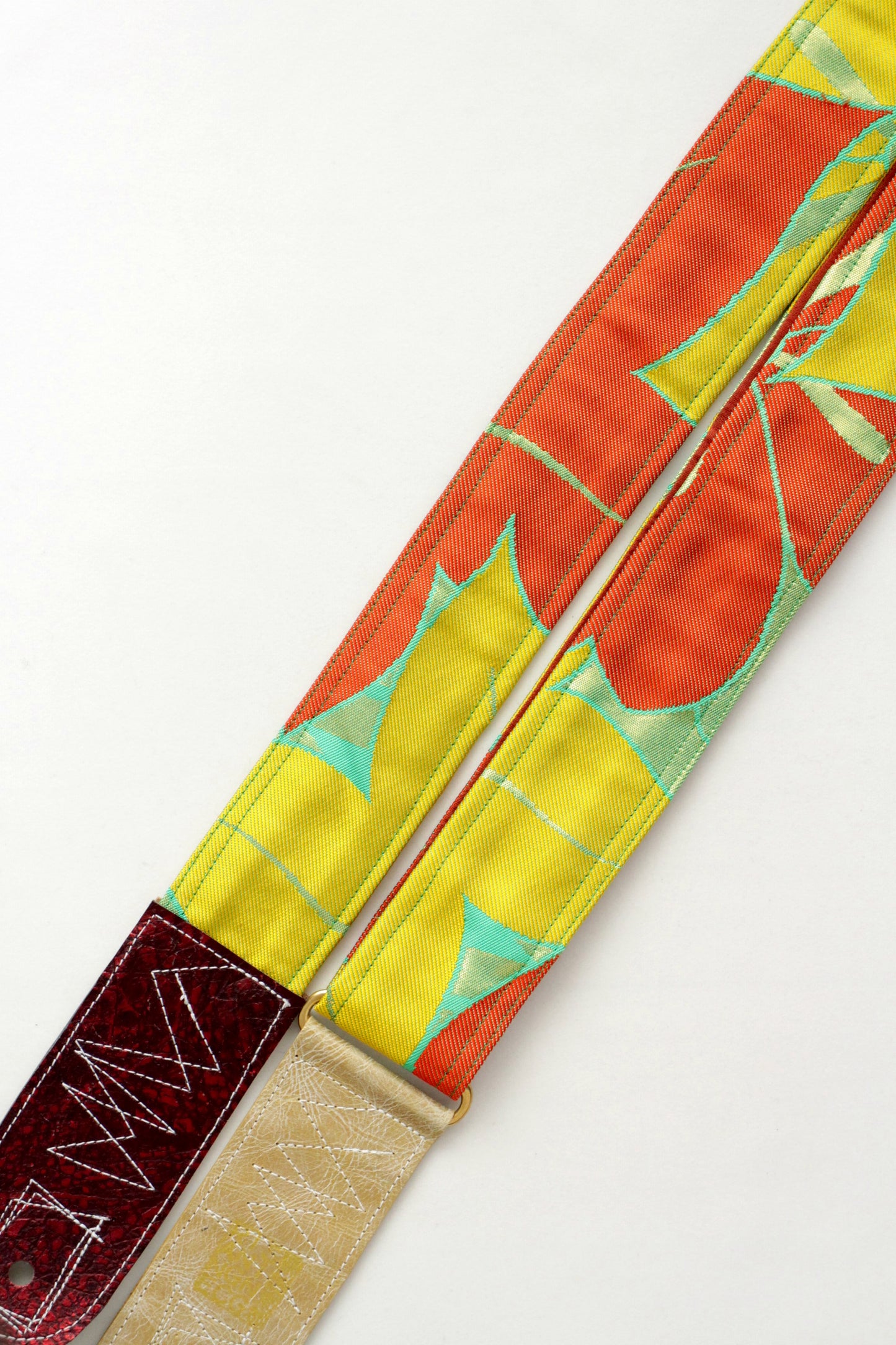 Singing Crane - Beautiful guitar strap - Hisui-mb (SC18173) 