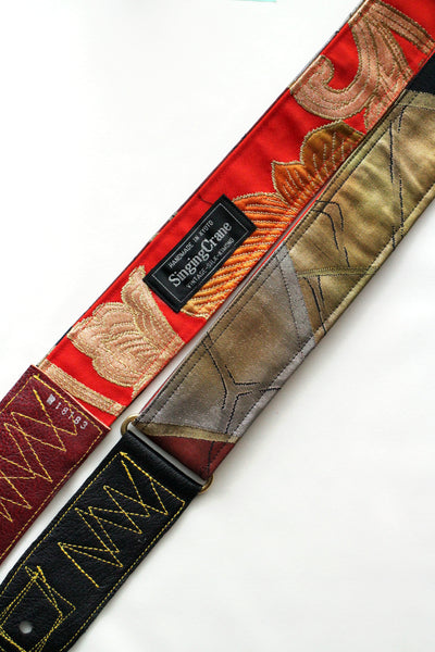 Singing Crane - Beautiful guitar strap - Sensai-rd (SC18183) 