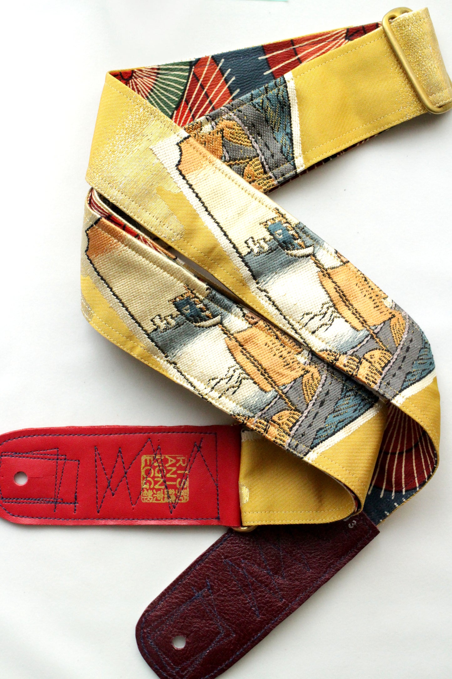 Singing Crane - Beautiful guitar strap - Kanaria-um (SC18193) 